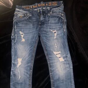 34x32 slim straight rock revival